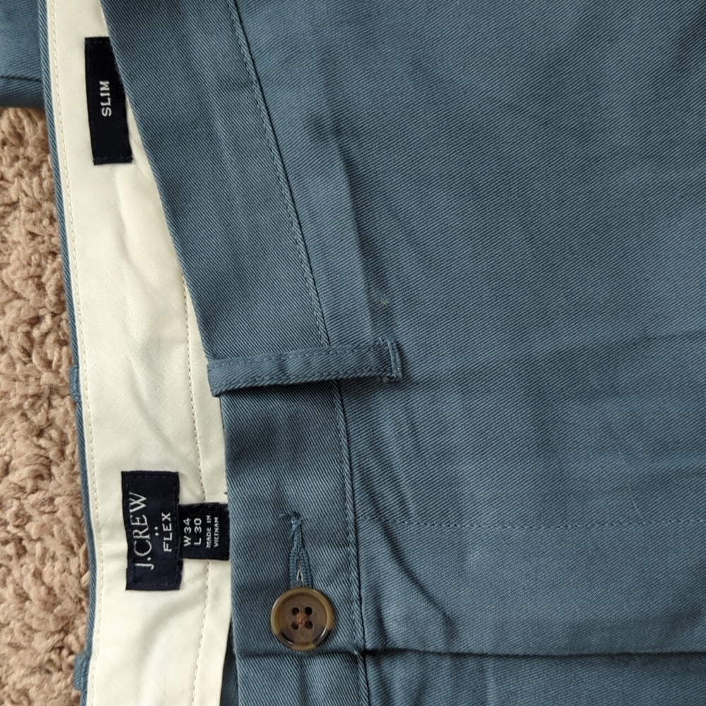 J. Crew Factory Chinos (Medium Blue)